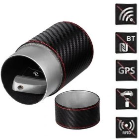 Resim 9X5CM Araba Anahtarı Sinyal Engelleyici Faraday Çantası - Sinyal Engelleme Çantası Kalkanlı Kılıf Cüzdan Case I D Kartı Için (Yurt Dışından) 