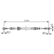 Resim BOSCH 1987482012 El Fren Teli On Movano Master 1.9 2.5Dci 00 3640200QAA (WH672991) 