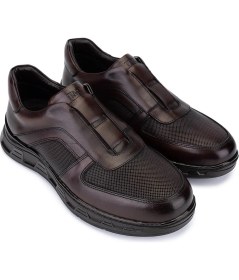 Resim Tamer Tanca Erkek Hakiki Deri Kahverengi Sneakers & Spor Bot 298 3299-56602 Erk Bot SK25-26 Kahve 