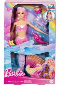 Resim Barbie Renk Değiştiren Deniz Kızı Bebeği Hrp96 Hrp97 