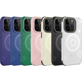 Resim İphone 14 Pro Uyumlu Zore Wireless Şarj Özellikli Desenli Hot Kılıf-siyah Siyah 