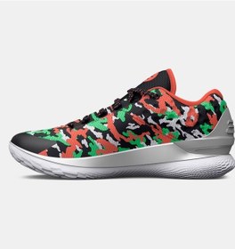 Resim Unisex Curry 1 Low FloTro Basketbol Ayakkabısı 3025632-001 Black Antifreeze After Burn 