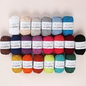 Resim LA MİA MİNİ COTTONY 20'Lİ PAKET 25G RENKLİ EL ÖRGÜ 