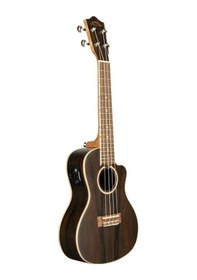 Resim Lanikai Zr-cec Ziricote Elektro Ukulele Üst Segment - Egzotik Se 