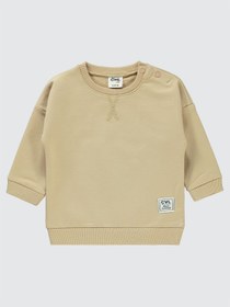 Resim Civil Baby Erkek Bebek Sweatshirt 6-18 Ay Sütlü Kahve 
