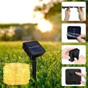 Resim Solar Güneş Enerjili Hortum Kaplamalı Gün Işığı LED 