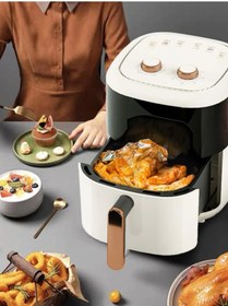 Resim Genel Markalar Air Fryer Xl 4.5 Lt Yağsız Fritöz-Beyaz 