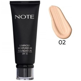 Resim Note Luminous Moisturizing Fondöten 02 Natural Beige 30ml 
