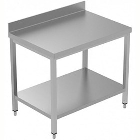 Resim Electrolux Professional Sırtlı Çalışma Tezgahı Taban Raflı - 1000 MM Plus LSGTG1010E 