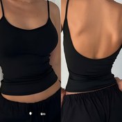 Resim Kadınların Seksi Uyumlu Sırtı Açık Üstü 