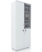 Resim Modüler Dünyası Dosya Ve Soyunma Dolabı - Cam Kapaklı Ve Kilitli (326996322) Beyaz 