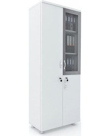 Resim Modüler Dünyası Dosya Ve Soyunma Dolabı - Cam Kapaklı Ve Kilitli (326996322) Beyaz 