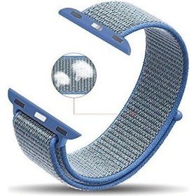 Resim iOS Uyumlu Watch 2 | 3 | 4 | Serisi 42 - 44 Mm Spor Loop Dokuma Kordon 