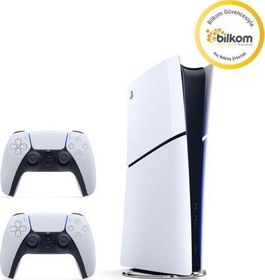 Resim Playstation 5 Slim 825 GB Digital Edition Oyun Konsolu + 2. Dualsense (Bilkom Garantili) 
