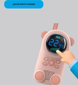 Resim Tek Lcd Ekranlı Bebek M2 Telsizi Najmaddin 