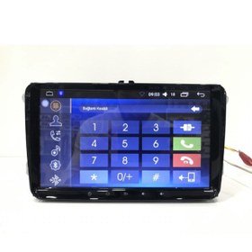 Resim Convex Volkswagen Uyumlu 9 Inç Multimedya Golf Multimedya 9'' Android Double Teyp Passat Jetta Polo Caddy 