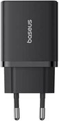 Resim Baseus Cube Type-C + USB Girişli U+C 20W Hızlı Şarj Cihazı iPhone 15 14 13 12 11 Uyumlu Samsung ve Android Uyumlu Beyaz 