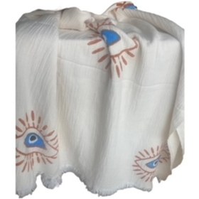 Resim PHUTİ COLLECTION Müslin Şal Pareo 