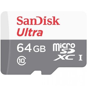 Resim SANDISK 64GB ULTRA SDSQUNR-064G-GN3MN MICRO- D HAFIZA KARTI 