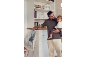 Resim Kinderkraft Dınnly 2in1 Çocuk Mama Sandalyesi Katlanabilir 