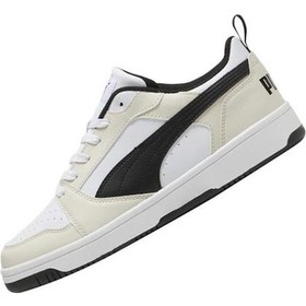 Resim Puma 39232818 Rebound V6 Low Whıte Black Erkek Sneaker 001 