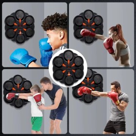 Resim Epilons Duvar Boks Makinesi Müzikli Bluetooth Hoparlör Özellikli Led Işıklı Ritimli 9 Mod Seviye Ayarlı Box 