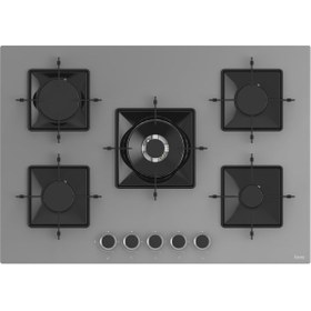 Resim Ferre Steamart-Fryart-Sılentart Serisi Gri Set (SS038 + QEP64CPR +D065-SA) - Emaye Izgara / 75 cm Oc 