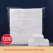 Resim 1200 Adet Yumuşak Dokusuz Yüz Temizleme Çubuğu - Makyaj Temizliği, Kirpik Uzatma, Cilt Bakımı & Spa, Nakış, Kuaför ve Ev Kullanımı İçin Dayanıklı Paketli 