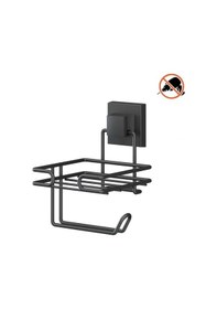 Resim Tekno Tel Ef-275 Yapışkanlı Yedekli Tuvalet Wc Kağıtlık Siyah 