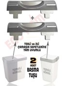 Resim ego home Motek Çamaşır Sepeti Yedek Açma Kapama Butonu 40lt 80lt Tümüne Uyumlu Buton 2 Adet 