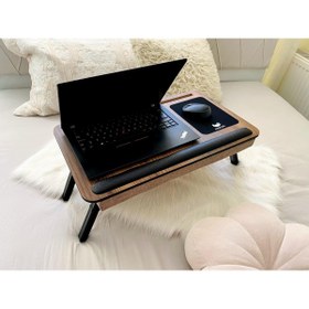 Resim Hype Store Axolotl Supply lidya Telefon Tablet Bölmeli Katlanır Ayaklı Minderli Laptop Sehpası Bilgisayar Çalış 