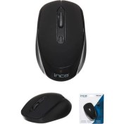 Resim Inca IWM-394T 1600 Dpı Siyah Kablosuz Mouse 