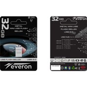 Resim Everon 32gb Metal Usb Mini Flash Bellek 