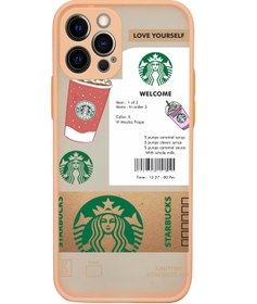 Resim casesing Iphone 12 Pro Max Kamera Lens Korumalı Sbucks Tasarımlı Montreal Pembe Kılıf 