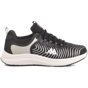 Resim Kappa Siyah Memory Foam Hafif Esnek Erkek Spor Ayakkabı Benue M 