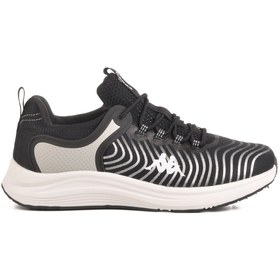 Resim Kappa Siyah Memory Foam Hafif Esnek Erkek Spor Ayakkabı Benue M 