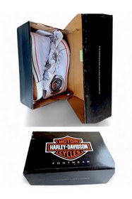 Resim Harley Davidson Pıstburghh Unisex Kadın /erkek Beyaz Bağcıklı Sneaker 