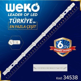 Resim Seg 42Sd6100 Regal 42R6010F Finlux 42Fx610F Led Bar Takımı 