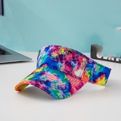 Resim 2024 Yeni Kadınlar için Bağbozumu Desenli Şapka - Galaksi Baskılı, Nefes Alabilen Polyester, Ayarlanabilir Tokalı Kapanış, Plaj ve Dış Mekan Aktiviteleri için İdeal, Plaj Şapkası 