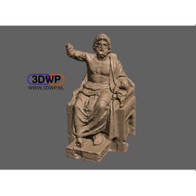 Resim Zeus Heykeli Heykel 3d Tarama Plastik Aparattır 