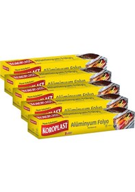 Resim Koroplast Alüminyum Folyo 8 Mt X 5 Paket 
