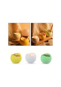 Resim Silikon Kalıp Beton Çiçek Saksıları Sukulent Saksılar Ve Mumluk Kalıbı 