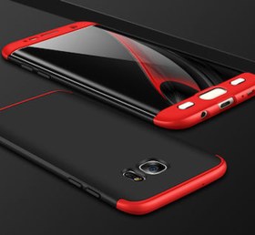 Resim Galaxy S7 Edge Kılıf 3 Parçalı Tam Koruma Şık Astrea Premium Sert Kapak 