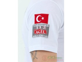 Resim Cici Forma 112 Acil Kısa Kol Beyaz Penye 