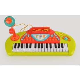 Resim Karaoke Özellikli Müzikli Işıklı Mp3 Girişli Ve Mikrofonlu Çok Fonksiyonlu Piyano-lc-30972 