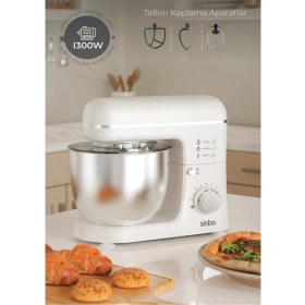 Resim Sinbo SMX-2771 Standlı Mikser| 1300W, 5l, Çok Fonksiyonlu Stand Mikser - Mutfak Şefi 