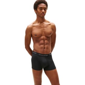 Resim Tommy Hilfiger Erkek 3'lü Siyah Boxer Trunk UM0UM03617 