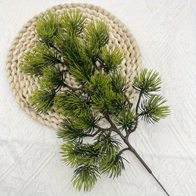 Resim 10 adet Yapay Çam Dalı - Ev Dekoru, Düğünler, Partiler ve Masaüstü Gösterileri için Gerçekçi Yeşil Yapraklar, Bakım Gerektirmeyen Plastik Yapraklar, Parti Süsleri, Düğün Merkezi Parçaları, Doğal Görünümlü Yapraklar, Dayanıklı Yapraklar 
