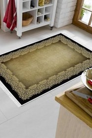Resim Eko Trend Djt Banyo Paspası Yıkanabilir Kaymaz Taban 1674 Modern 1674-Trend-Banyo, Kahve, 50 x 80 