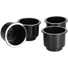Resim 4 Adet/takım Plastik Bardakta Gömme Damla İçecek Tekne K5978-1 